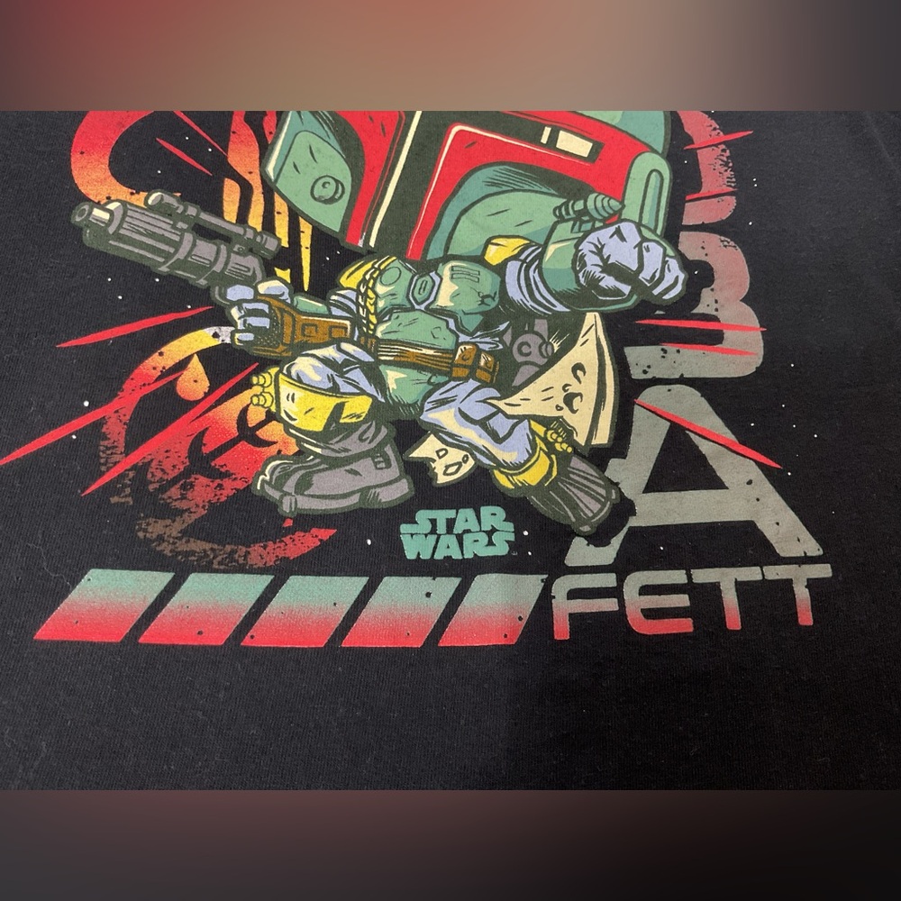 KIDS STAR WARS BOBA FETT T-SHIRT - SEE MEASUREMENTS - Picture 5 of 7
